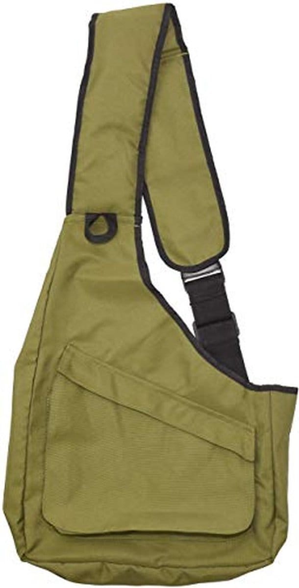 Dummytas - Schoudertas Hondentraining - Hondentraining - Waterafstotend Nylon - Ruimte voor 6 Dummies - Olijfgroen