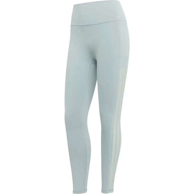 Adidas Optime Workout 3 Stripes 7/8 Leggings Grijs M Vrouw