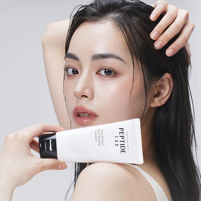 [COSRX] Peptide 132 Ultra Perfect Hair Bonding Treatment 120ml white