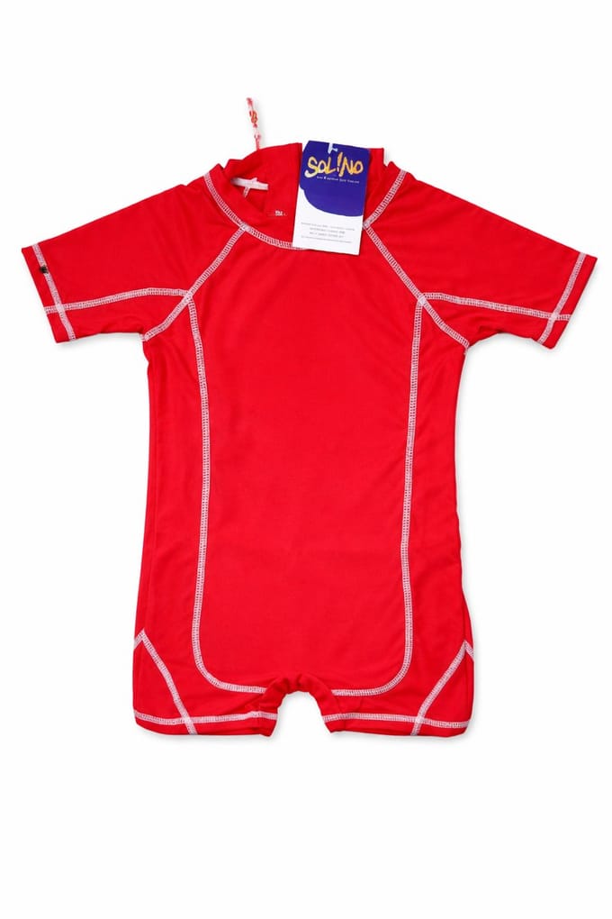 Solino - UV-Zwempak - UPF50+ - Rood - maat 80/86