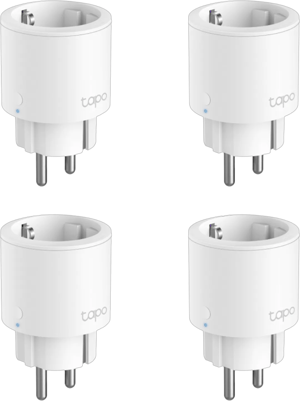 Tapo P115 -Slimme Stekker 4 pak - Smart Plug - Wifi Stopcontact - Energiebewaking - Mini
