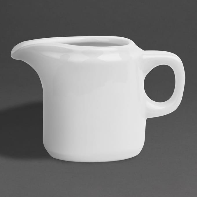 Olympia Whiteware Kan met Handvat - 130ml (Doos 12)