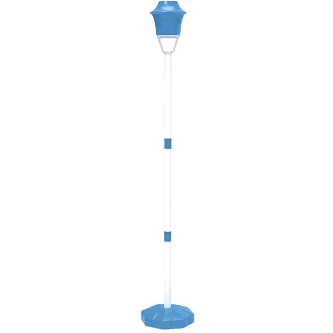 Bellenblaasmachine met Licht Verticale Bellenblazer voor Verjaardag Buiten Bruiloft Kerstfeest blauw