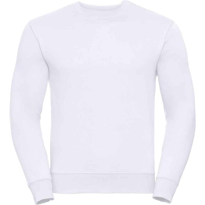 Russell Heren Authentiek Sweatshirt (Wit)