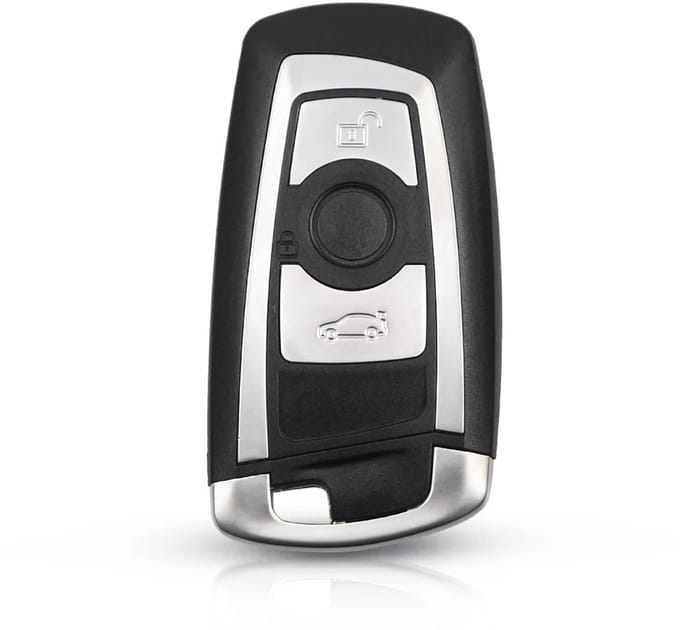 XEOD Autosleutelbehuizing - sleutelbehuizing auto - sleutel - Autosleutel / BMW 3 Knops smartkey