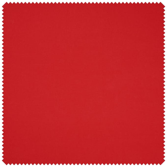 Westfalenstoffe Katoenen stof Uni - Rood