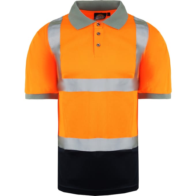 Dickies Veiligheid Heren Oranje Poloshirt