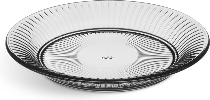 Kahler Design Hammershøi Glazen Schaal - 22 cm - Grijs