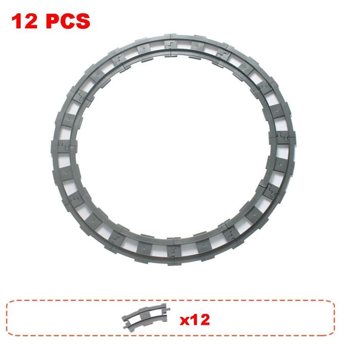 Blocs de construction de grande taille Idéal pour un cadeau d'enfant comprenant des sets de train Voie ferrée DIY Assemblage Apprentissage interactif-