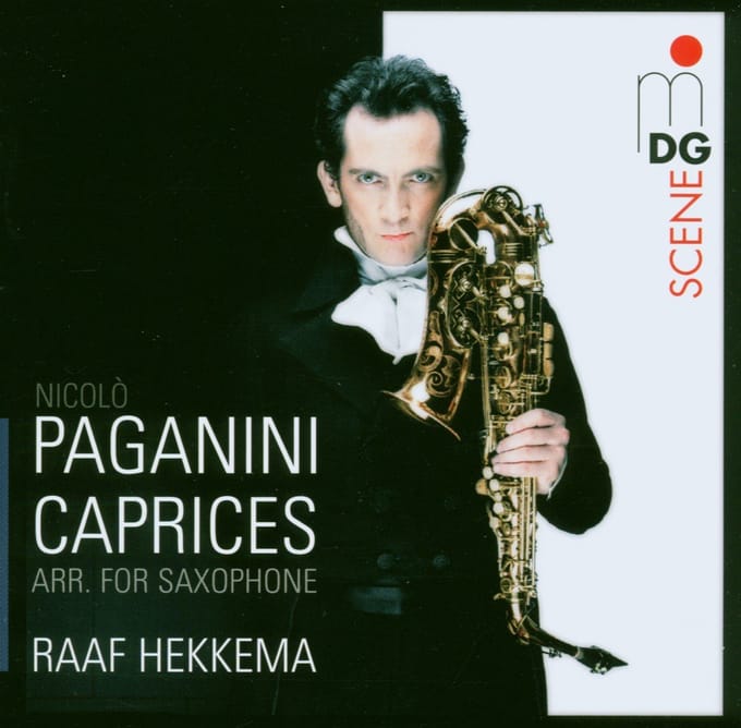 Raaf Hekkema - Paganini: 24 Caprices Op. 1 For Saxophone (CD)