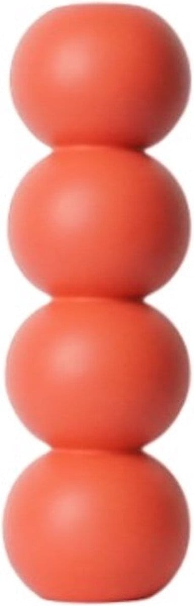 Candleholder stack 2-in-1 - Coral red