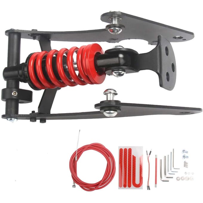 Scooteraccessoires achterschokdemper van scooter elektrische scooters Scooteraccessoires compatibel Compatible with M365 gray
