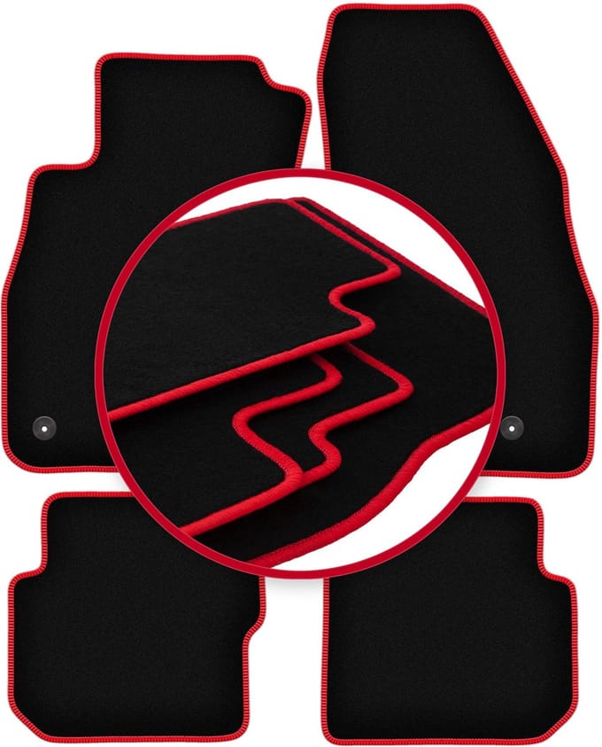 CARLUX-RED automatten voor: Alfa Romeo Mito hatchback (2008-2019)