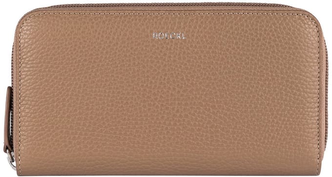 ROECKL Leren portemonnee Bea Wallet Walnut Taupe