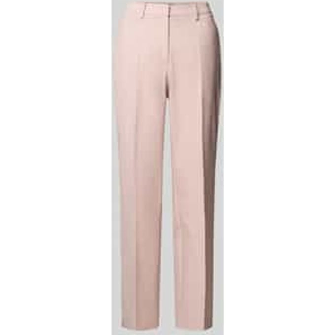 Broek met persplooien en steekzakken