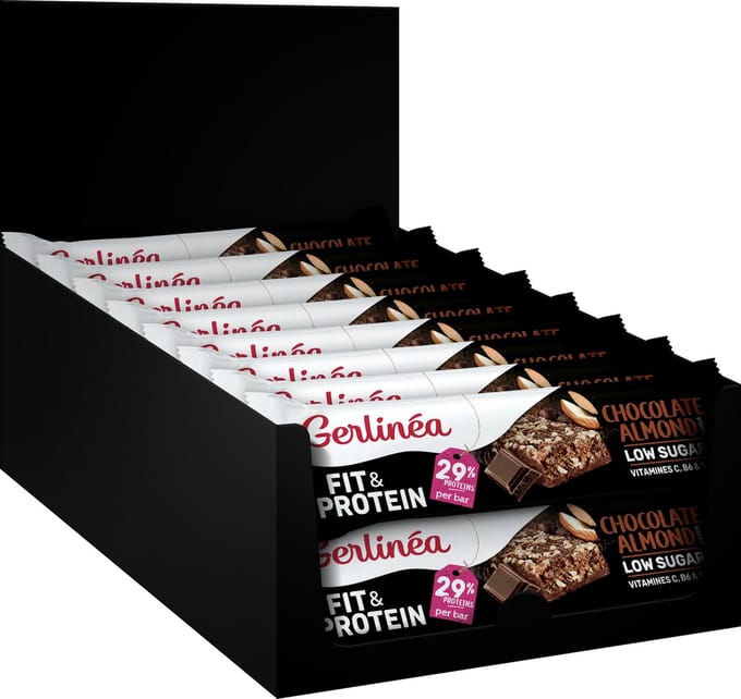 Gerlinea Fit & Protein - Single Bar - Chocolade Amandel - 16x45g
