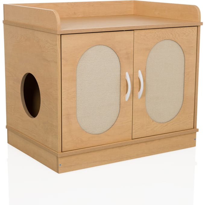 Kattenhuis / ladekast KITTYHOME 2 75x53x66,5 cm wit hjh LIVING