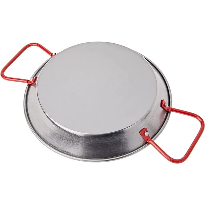 Stalen paella schaal Lacor 22 cm
