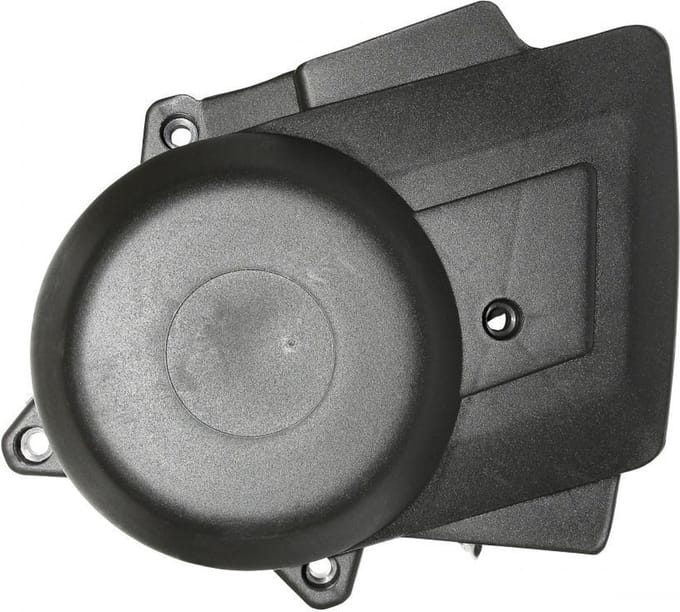 zwarte variatorafdekking voor peugeot 50 vogue bromfiets 1171969400 ventilatorafdekking