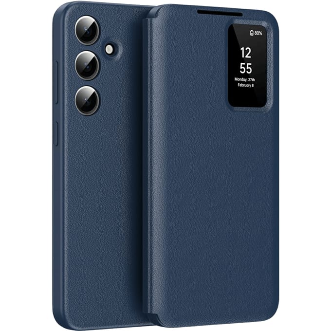 CaseBody Samsung Galaxy A56 Smart Cover Blauw