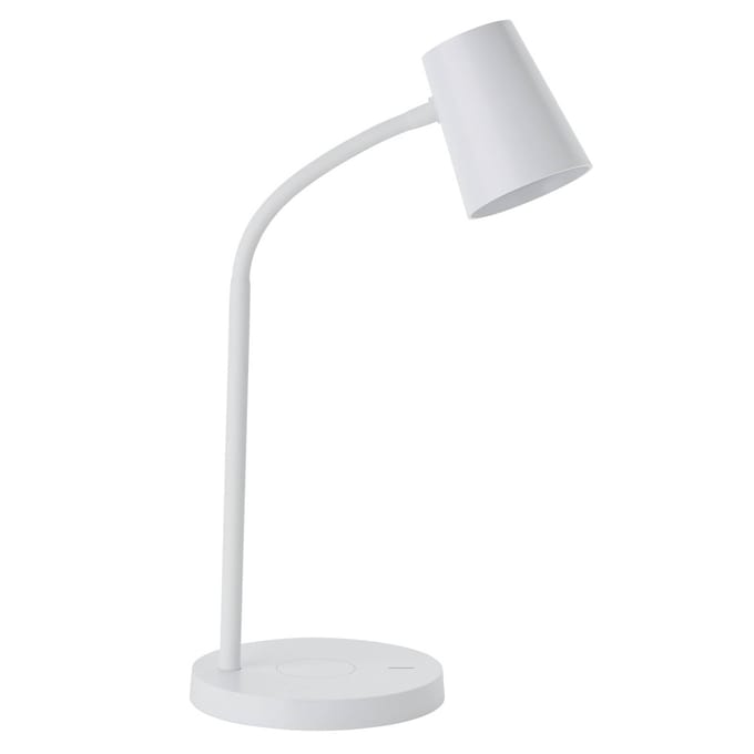 Brillant Illa - Bureaulamp - Dimbaar - LED 5W 3000K - Draadloos opladen - Wit