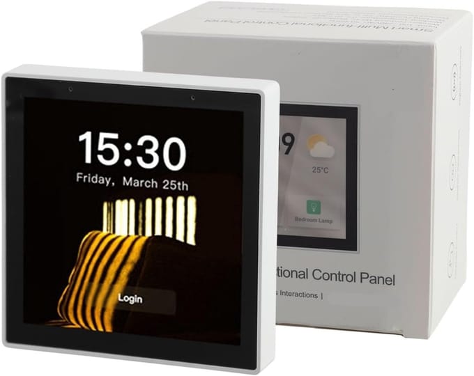 Smart Home Touchscreen Bedieningspaneel met Beveiligingscamera-integratie en Zigbee Ondersteuning