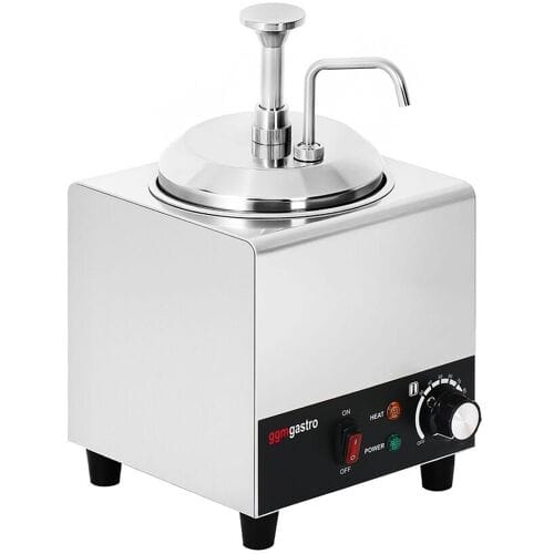 GGM Gastro Beheizter Saucenspender - 600 Watt - 2 Liter - inkl. Einsatz