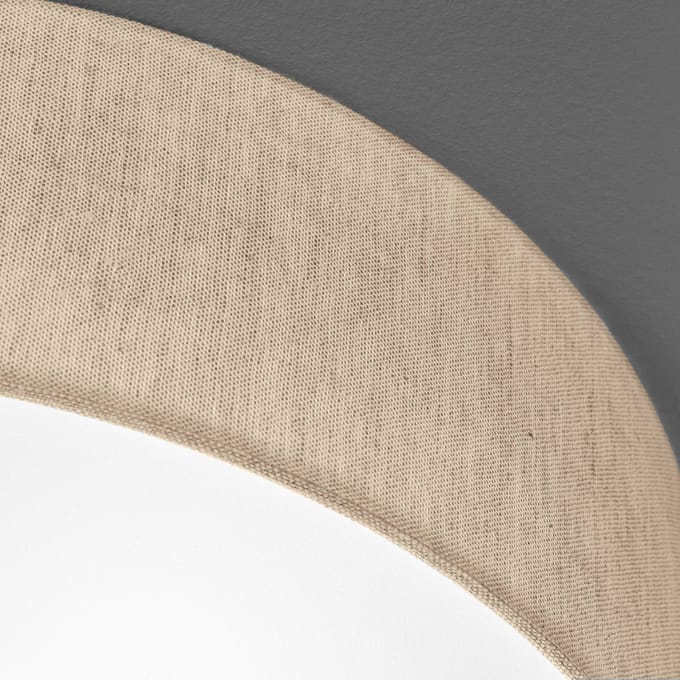 FISCHER & HONSEL Thor plafondlamp, zand, Ø 40cm