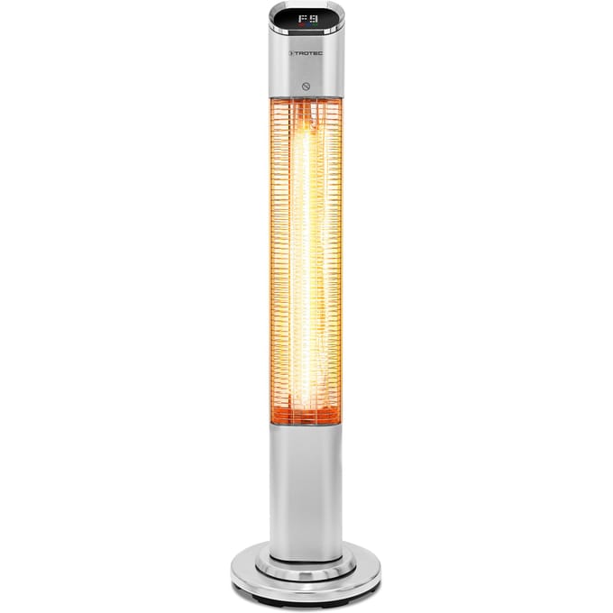 TROTEC Infrarood terrasverwarming IRS 2050 E - met afstandsbediening en 45° oscillatie