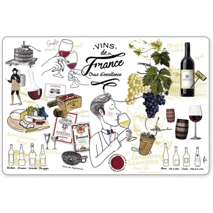 Cru d'excellence placemat Winkler