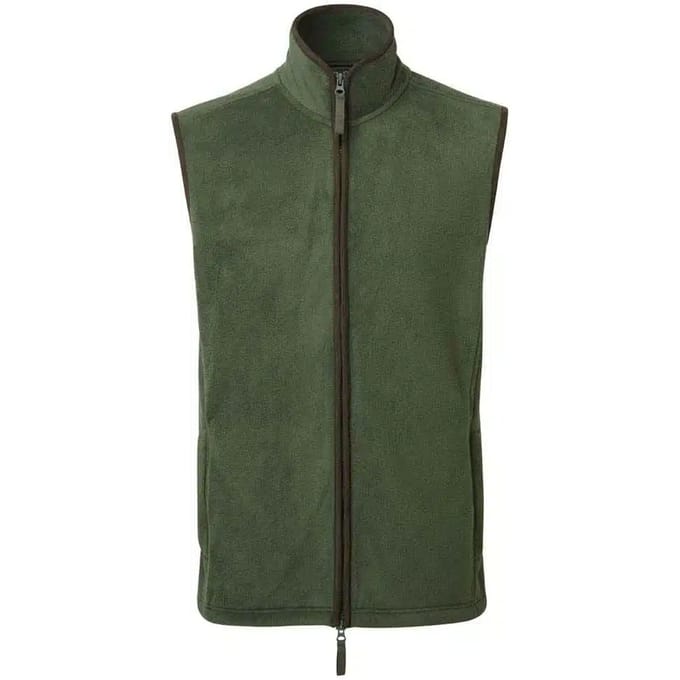 Premier Heren Artisan Fleece Gilet (Mosgroen/bruin)