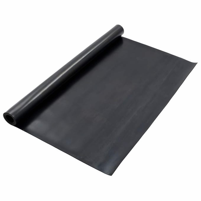vidaXL - Vloermat - Zwart - 1,2 - x - 2 - m - Rubber