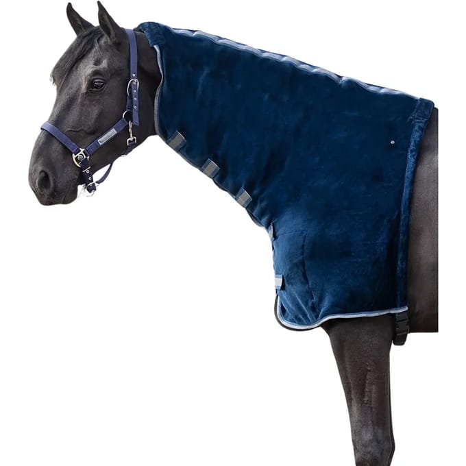 Qhp Halsstuk Qhp Fluff Donkerblauw - S