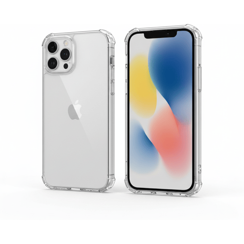 Ceezs TPU Hybrid Siliconen Hoesje – Geschikt voor iPhone 15 Pro Max – Transparant