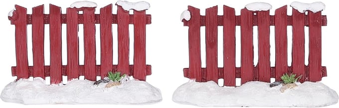 Luville - Red fence - Kersthuisjes & Kerstdorpen