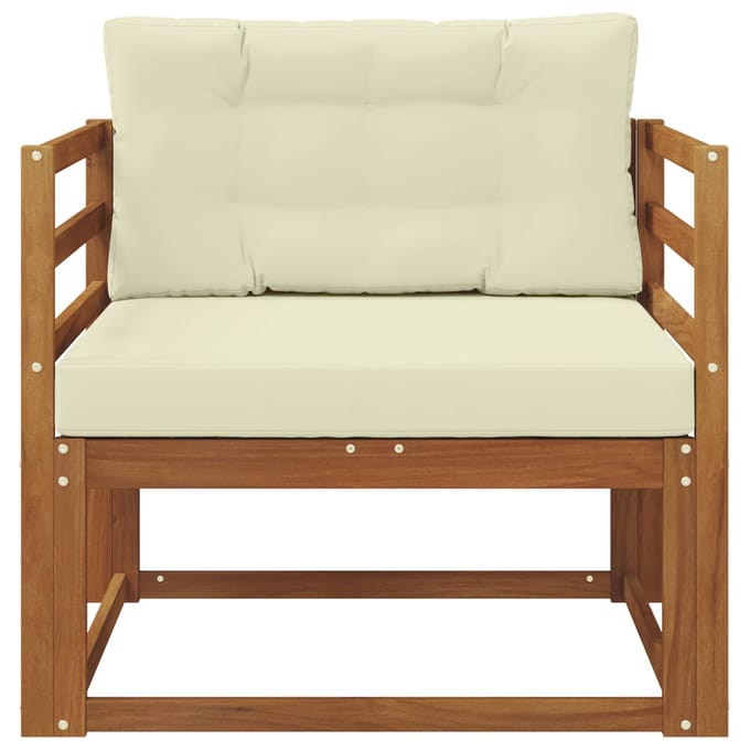 vidaXL - Buiten - Midden - Sofa - Naturel