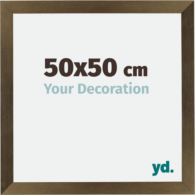 Your Decoration - Fotolijst 50x50 cm - MDF - Brons Decor - Mura