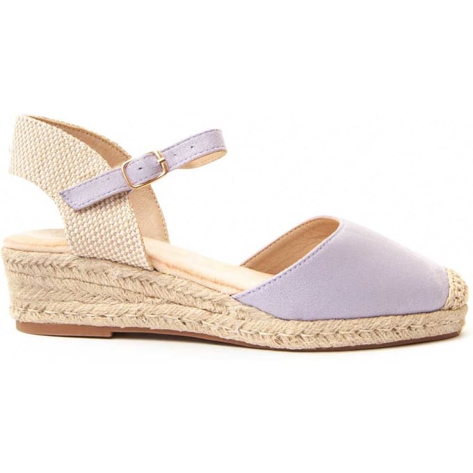 Espadrille compensée pour femme Montevita Spartsum18 90000 37 lilas