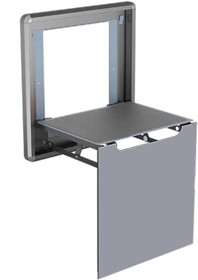 Douchekruk - Badstoel - Veilig Douchen - Opklapbaar Wandmodel - 43x41cm - Grijs