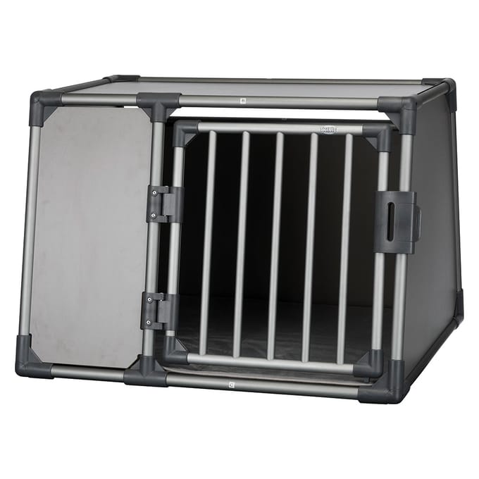 Trixie Vervoersbox Aluminium Grafiet - L 92X78X64 CM