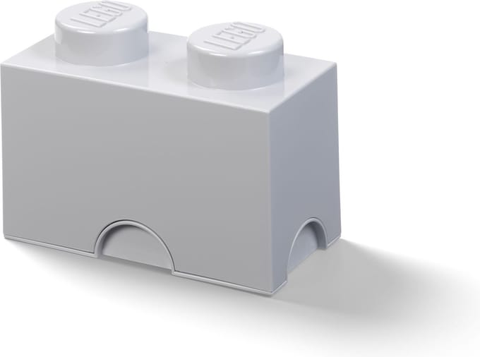 Lego - Opbergbox Brick 2 - Polypropyleen - Grijs