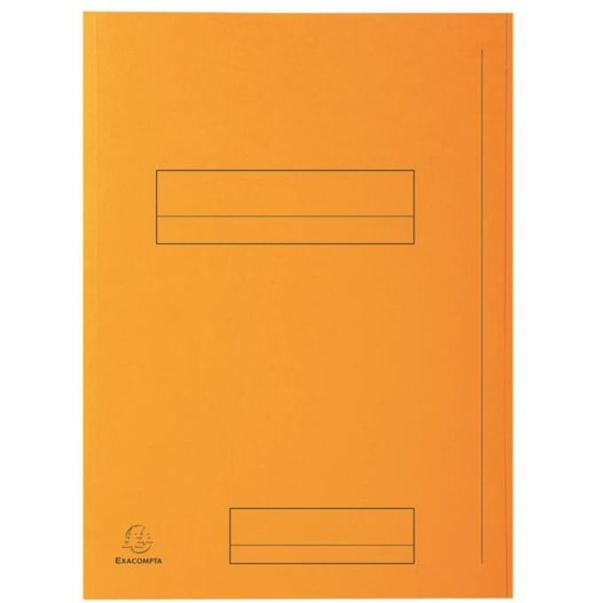 Exacompta SUPER 210 - Pak van 50 mappen met 2 kleppen - 24x32cm - - Oranje - 335007E