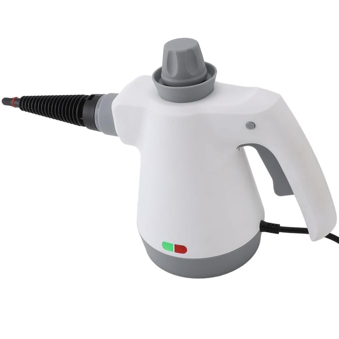 Handstoomreiniger met Meerdere Spuitmondstukken Multifunctionele Draagbare Stoomreinigingsmachine white