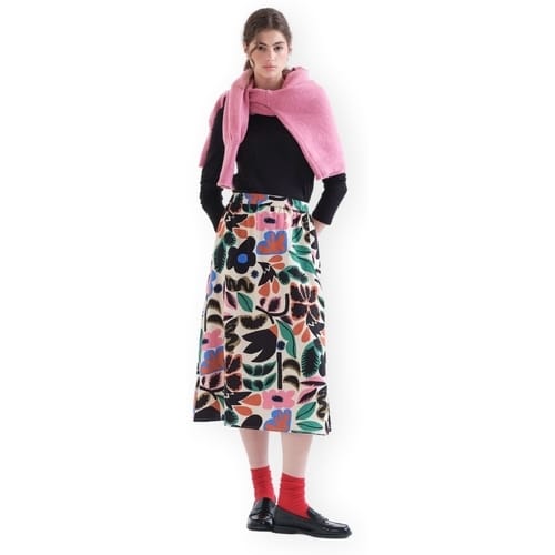 Rok Compania Fantastica COMPAÑIA FANTÁSTICA Skirt 12011 - Flowers
