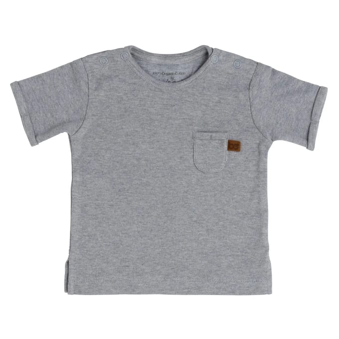 Baby's Only T-shirt Melange - Grijs - 50 - 100% ecologisch katoen - GOTS