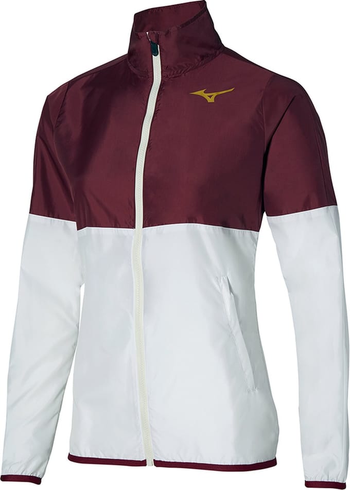 Mizuno Printed dames jas rood wit