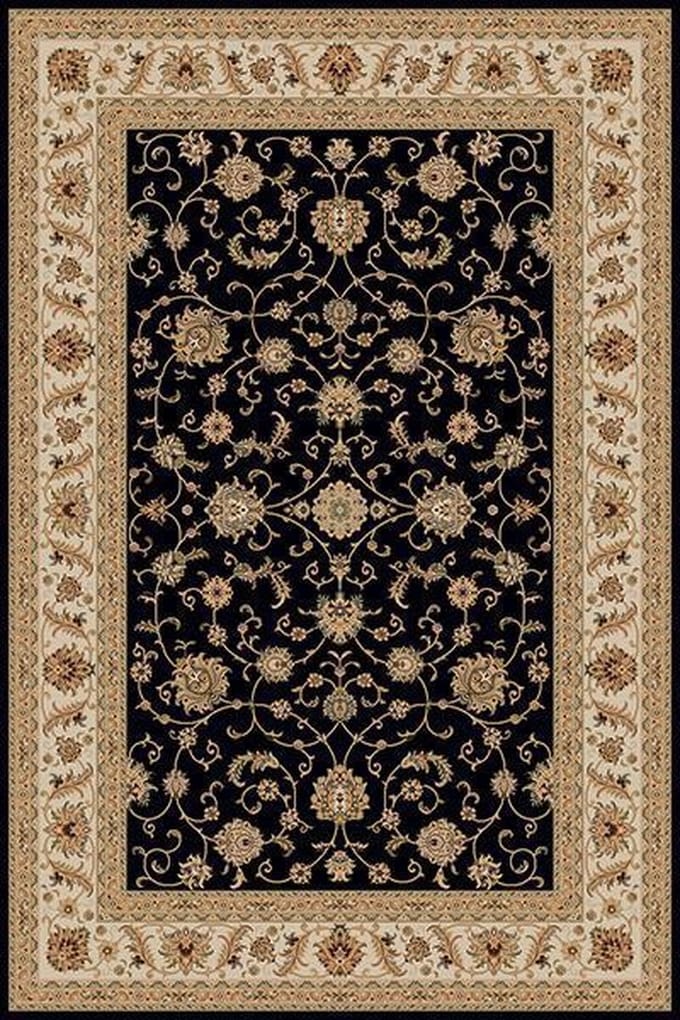 Klassiek vloerkleed Marrakesh - zwart - 200x290 cm