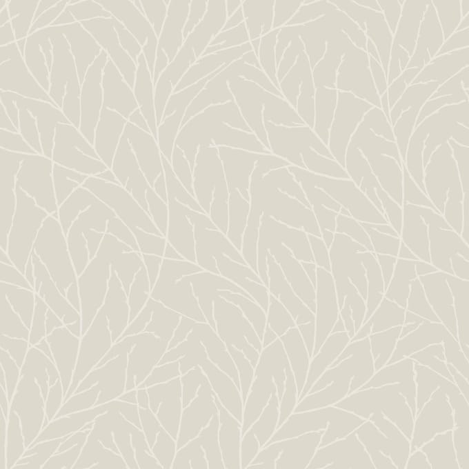 Boråstapeter Vliesbehang 38728 - Borosan Hem - Botanisch Beige - 53cm x 11.20m