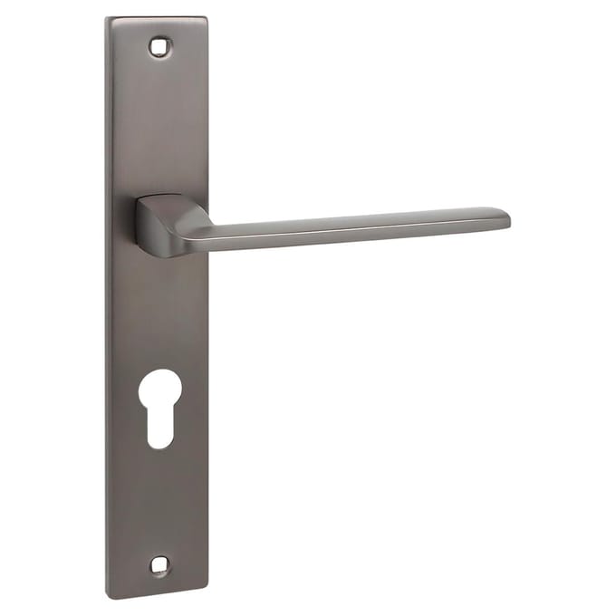 Kuchinox Zambia Deurkruk Grafit Lang Schild 72mm Slot