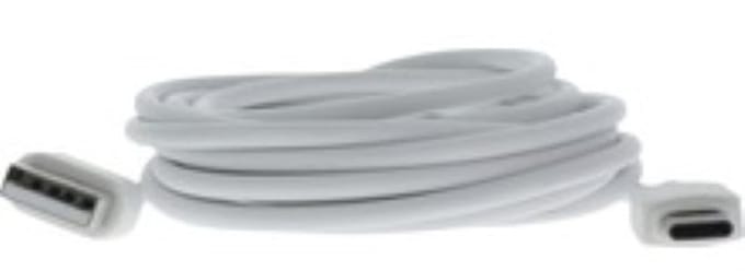 Q-link USB kabel - USB naar USB C - Type C - Lengte 250 cm - Wit